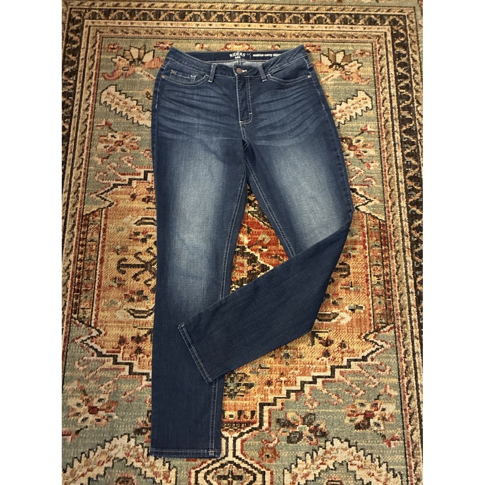 Lee Riders Midrise Curvy Skinny 12 Long